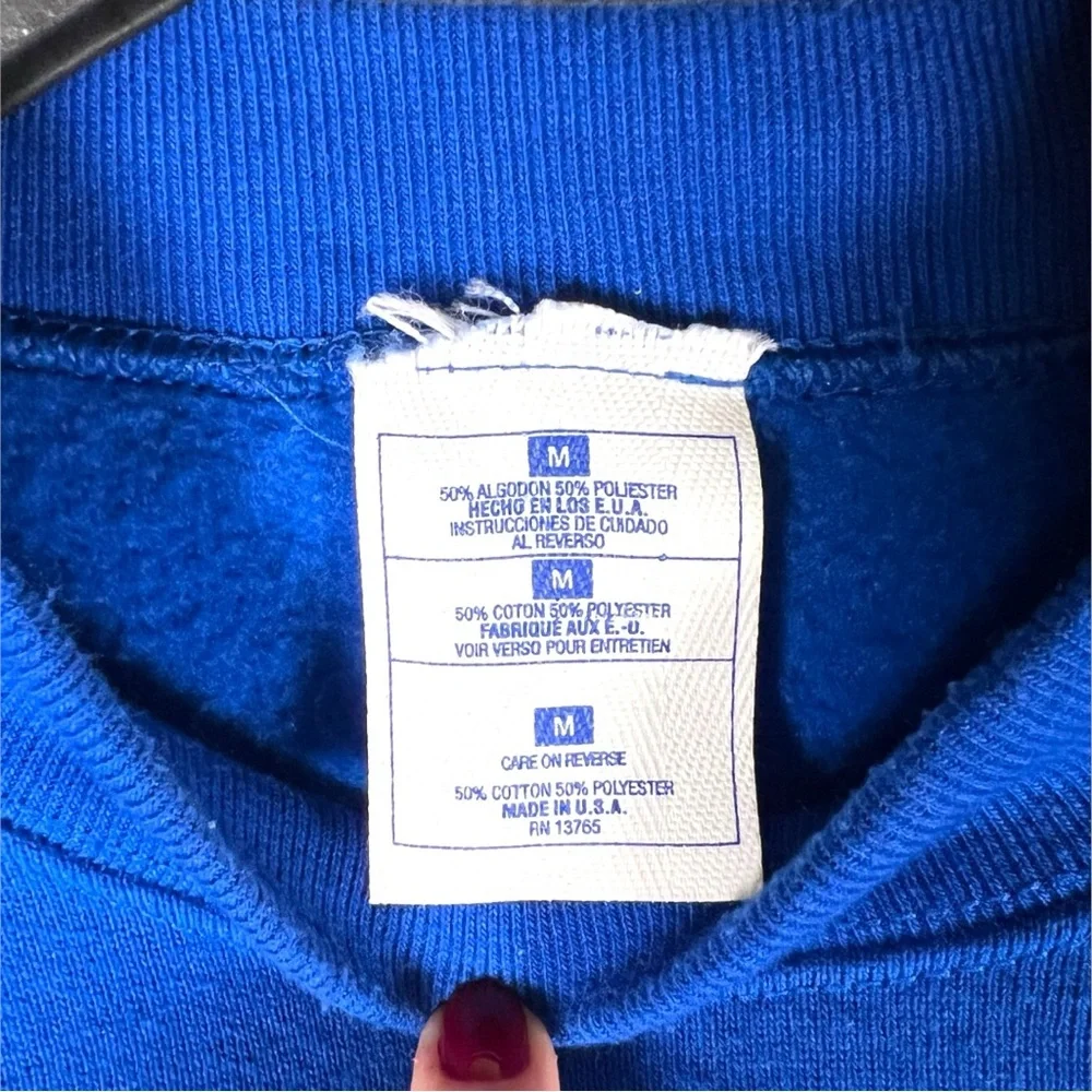 Vintage 1995 New York Giants NFL Crewneck Sweatshirt | Made in USA | M - Picture 5 of 5